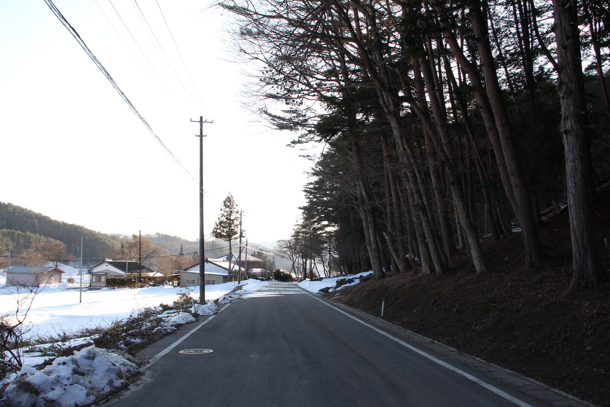 Landscape of Kawauchi, decontamination work