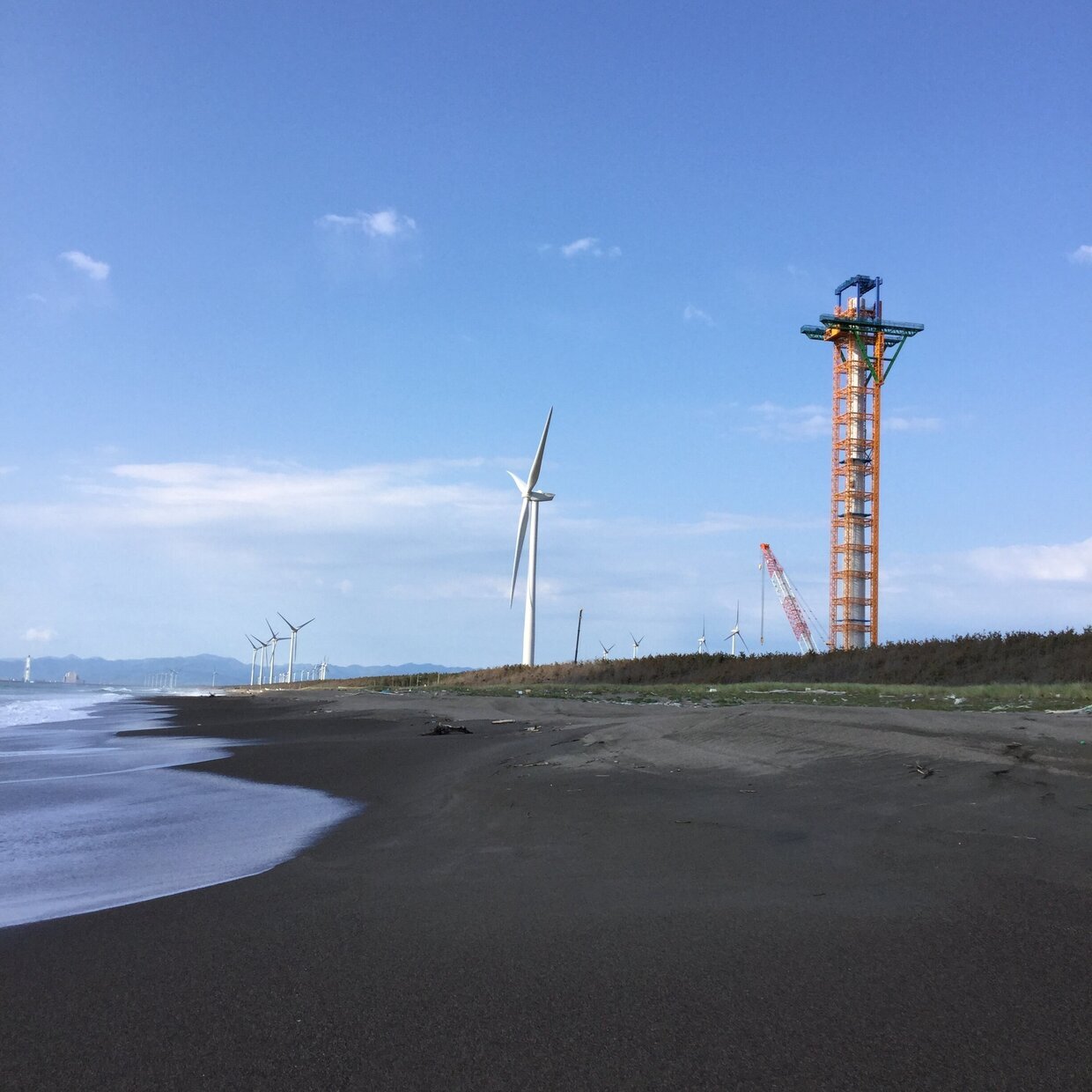 Mitanehamada wind power station