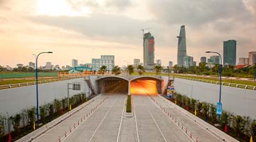 Xây dựng hầm vượt sông Sài Gòn và đường hầm mới Thủ Thiêm - Dự án xây dựng đại lộ Đông Tây Thành phố Hồ Chí Minh Hầm vượt sông Sài Gòn và xây dựng đường hầm Thủ Thiêm mới(Hầm Thủ Thiêm)