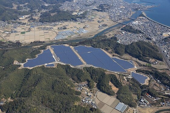โรงไฟฟ้าพลังงานแสงอาทิตย์ที่ฮิจิยะ เมืองฮิวกะ