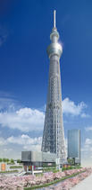 ©TOKYO-SKYTREE<br> 
世界一の高さをめざして、東京スカイツリー