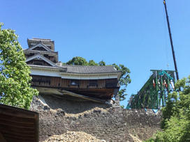 熊本城飯田丸五階櫓倒壊防止緊急対策工事