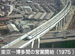 東京～博多間の営業開始（1975）