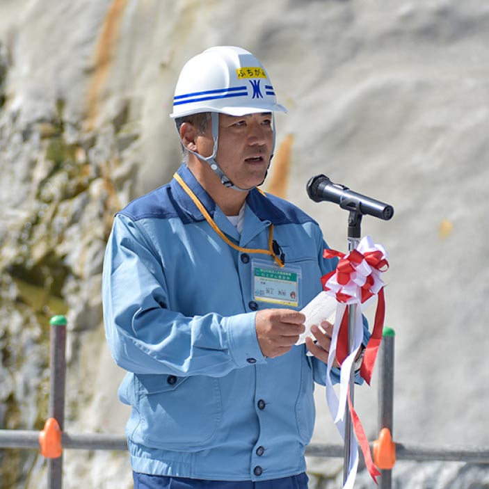 水資源機構 川上ダム建設所 所長