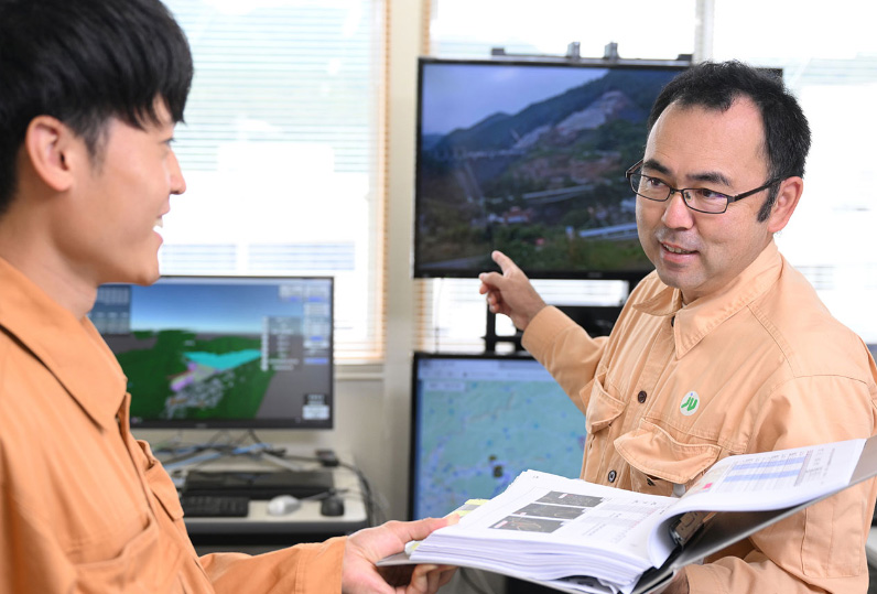 新丸山ダムJV工事事務所 監理技術者 国島 広弥