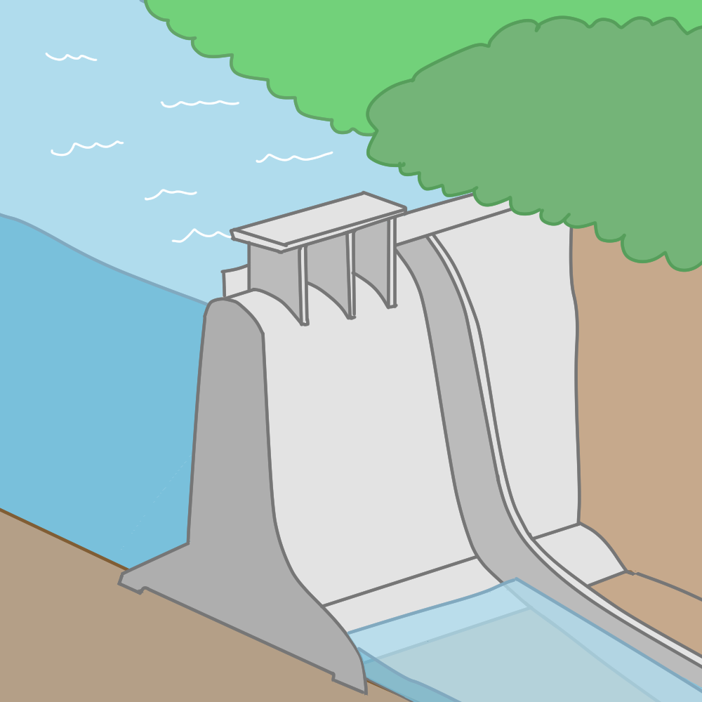 Concrete gravity dam
