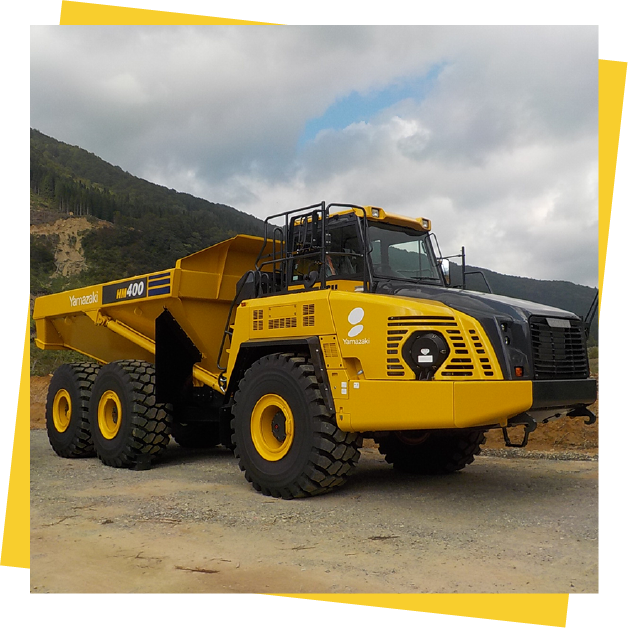 Articulated dump truck