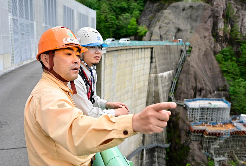 Kawamata Dam Construction Office Supervising engineer Masahiro Hashira