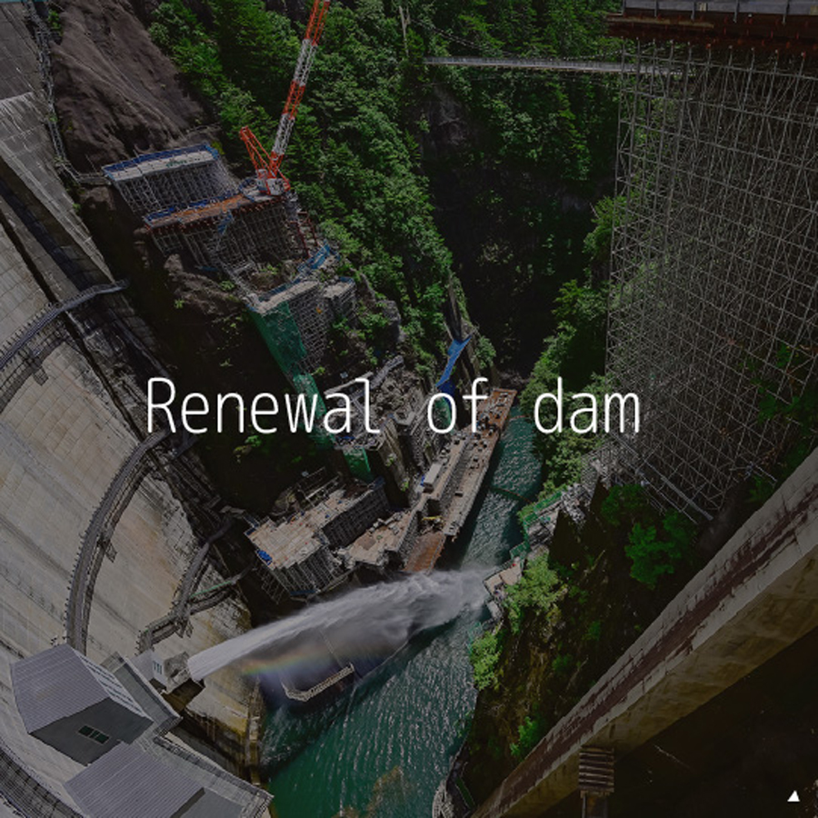 Renewal of dam