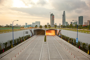 Tunnel Crossing Saigon River and New Thu Thiem Road