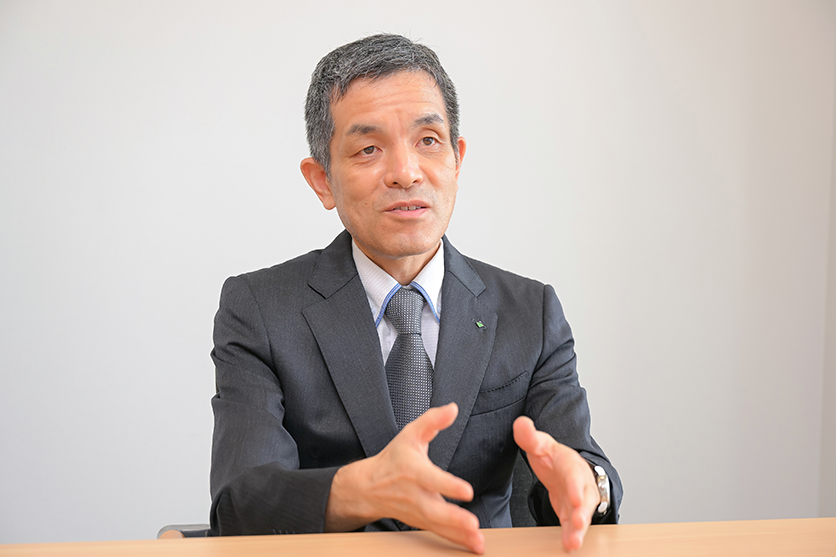 General Manager, 1st Production Engineering Department, Robotics Production Division Hiroyuki MORINO 01