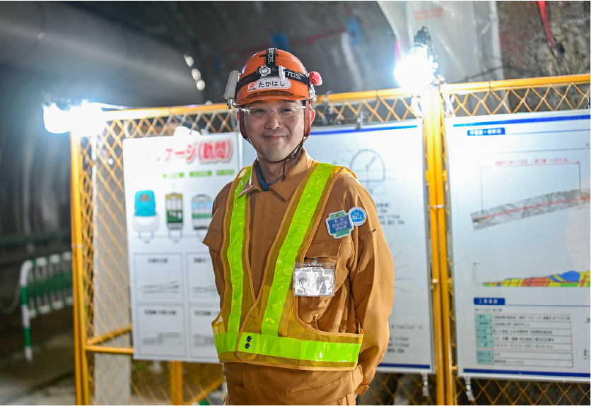 Yoshitaka TAKAHASHI, Deputy Project Director, West-Onuma Section, Onuma Evacuation Tunnel JV Project Office