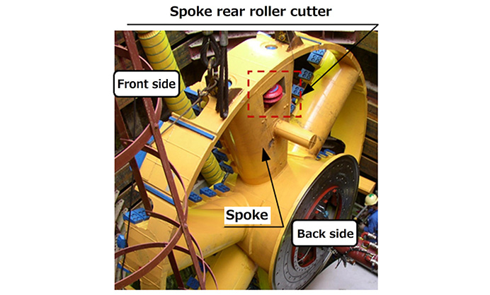 Avoids the halt of tunneling due to unexpectedly boulders and secures the process Soil removal mechanism for boulders