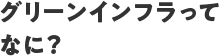 グリーンインフラってなに？