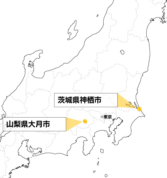 関東の地図