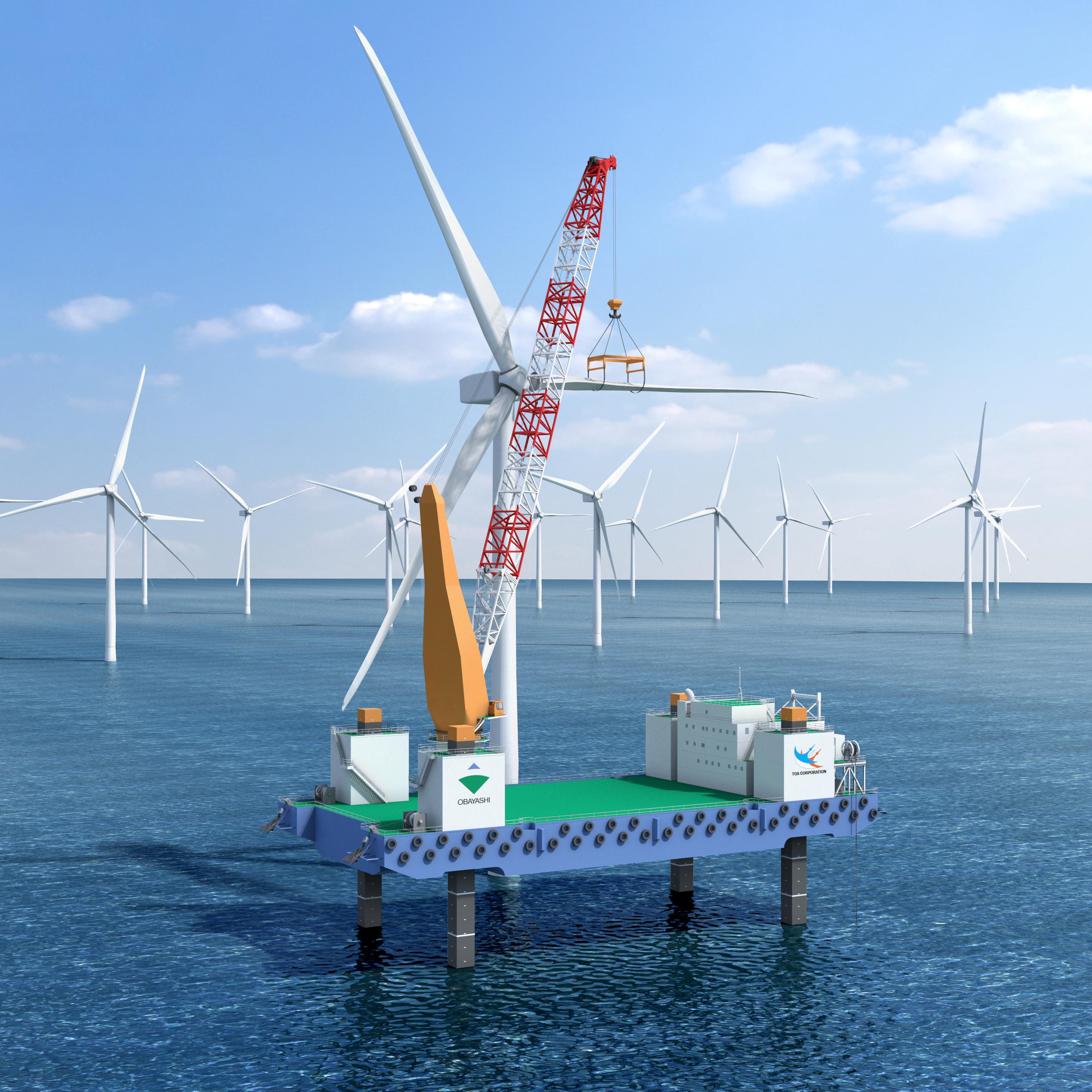 洋上風力発電所の建設を目的としたSEPの建造を決定しました