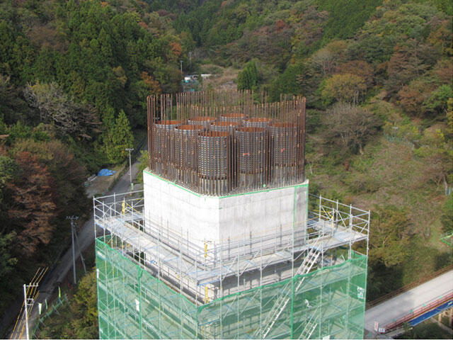 新東名高速道路　中島高架橋工事　施工状況