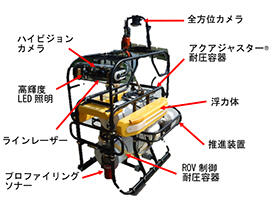 桟橋下面点検ロボット「ピアグ」