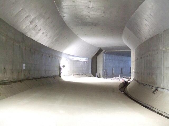 トンネル構築完了写真