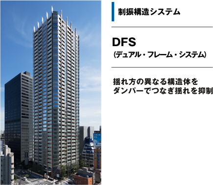 制震構造システム DFS（デュアル・フレーム・システム）