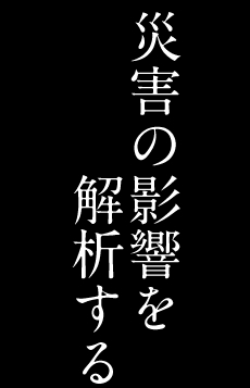 レジリエントシティ01 災害の影響を解析する