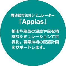 数値都市気候シミュレーター「Appias」