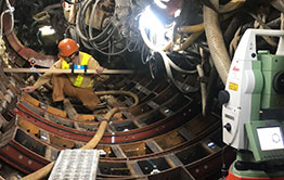 01. シールド坑内自動測量運用状況