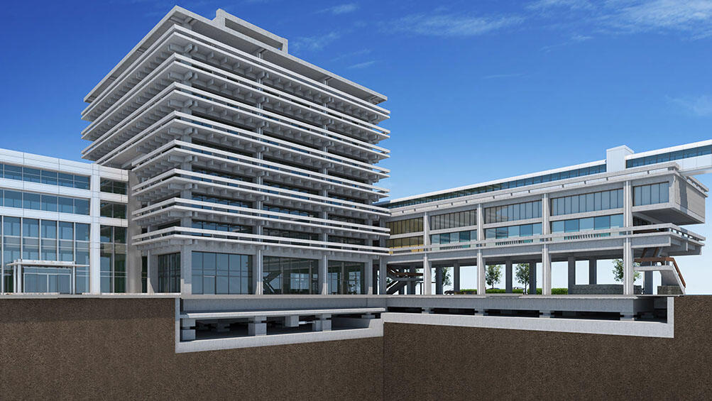 香川県庁舎東館耐震改修工事に「J-WALL®Ⅱ工法」を初適用しました