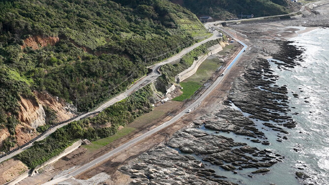 能登半島・国道249号の災害復旧