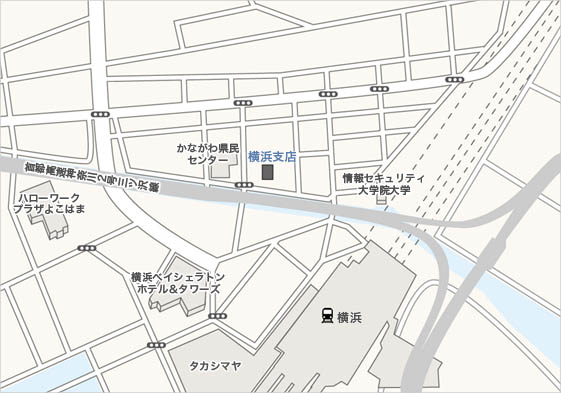 横浜支店ご案内図