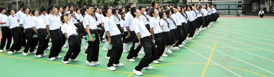 「世界一へ」 250人の中学生が東京スカイツリーに思いを伝えました