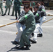 運動会の綱引き