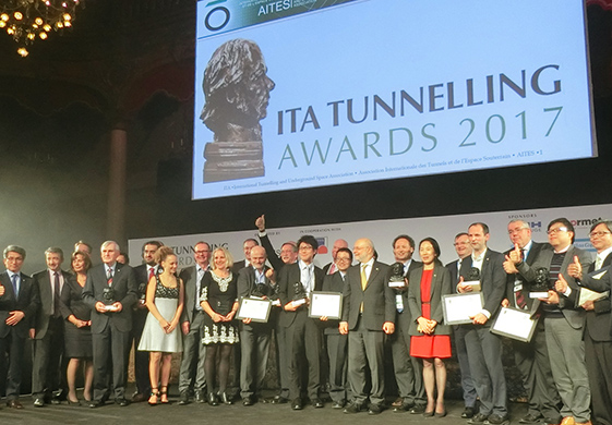 横浜北線でのシールド技術が国際トンネル協会ITA Awardsで最優秀賞
