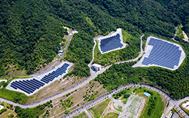 3つの発電所で構成されるアカデミックリサーチパーク(ARP)太陽光発電所