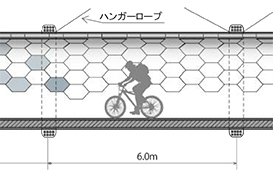 構造壁は景色を楽しめる透明を基調とし、内装には案内表示用薄型ディスプレーを設置します