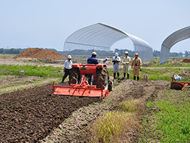 農業機械による土壌改良