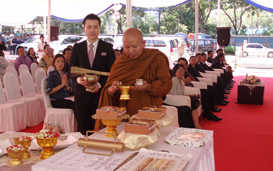 タイ国大使館　地鎮祭