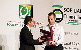 The engineers of Obayashi were among the presenters whom received the Certificate of Appreciation