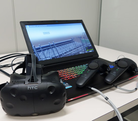 VR技術を用いたVR教育システム「VRiel」 