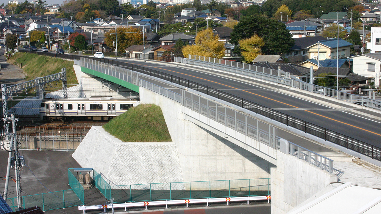 海神跨線橋 跨道橋 実績 大林組